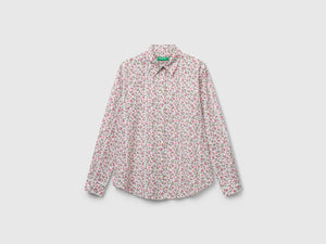 Camicia fantasia in cotone leggero