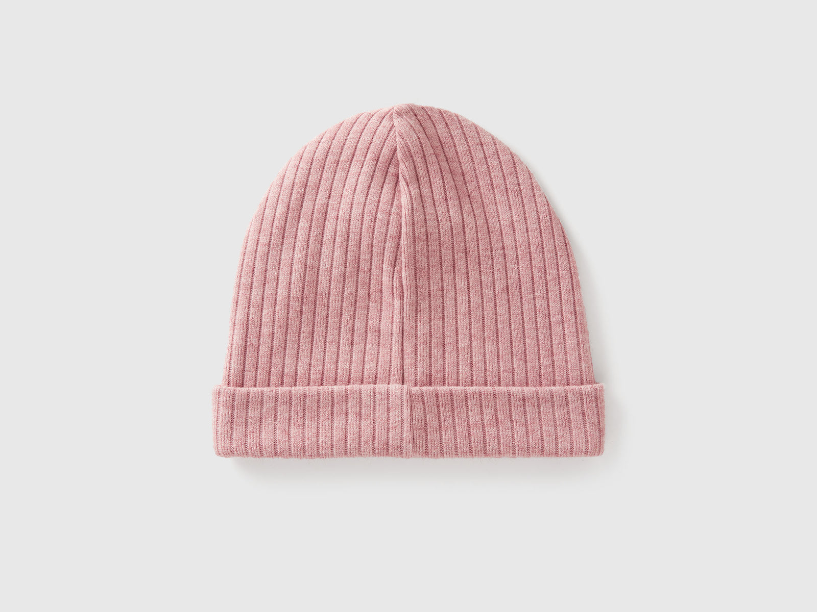 Cappello in misto viscosa stretch da bambino rosa tenue 2 | Benetton Outlet