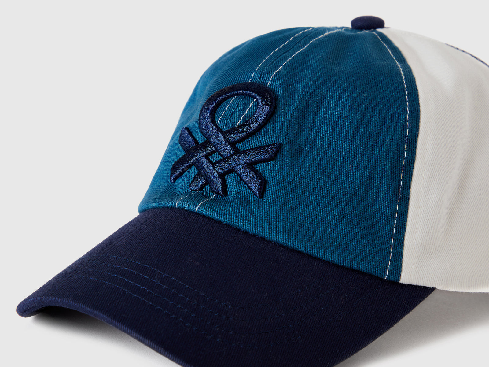 Cappellino baseball con logo da bimbo blu scuro 3 | Benetton Outlet