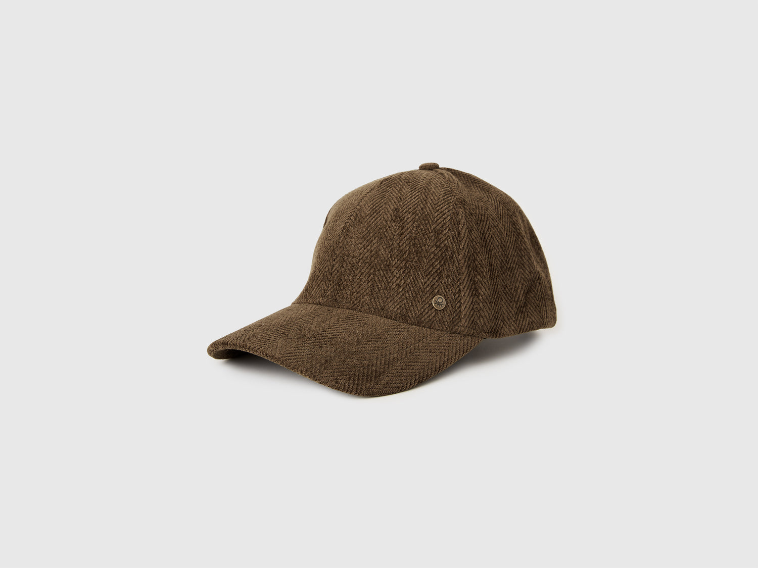 Cappello baseball con motivo a spina da donna verde militare | Benetton Outlet