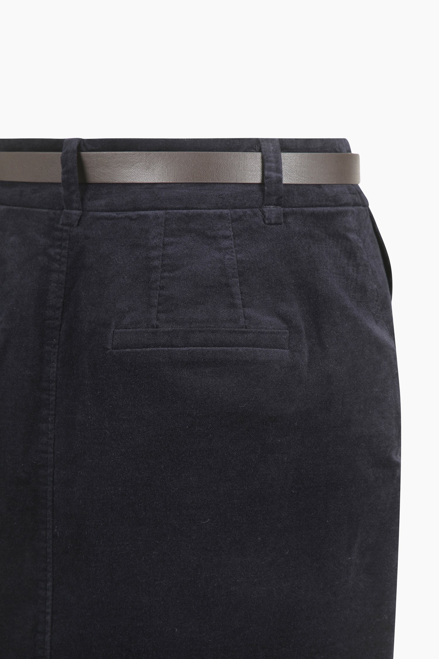 Gonna lunga con cintura da donna blu scuro 4 | Sisley Outlet