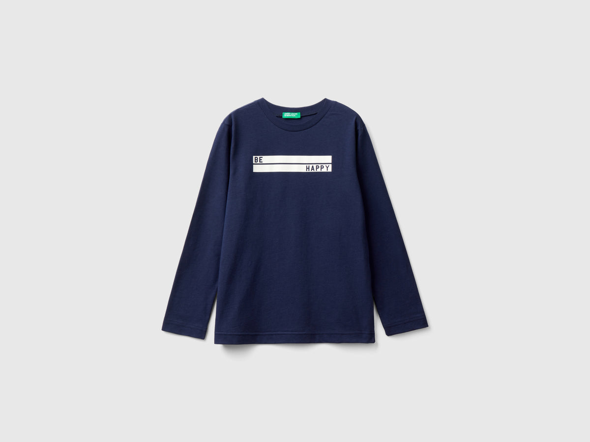 T-shirt a manica lunga con stampa
