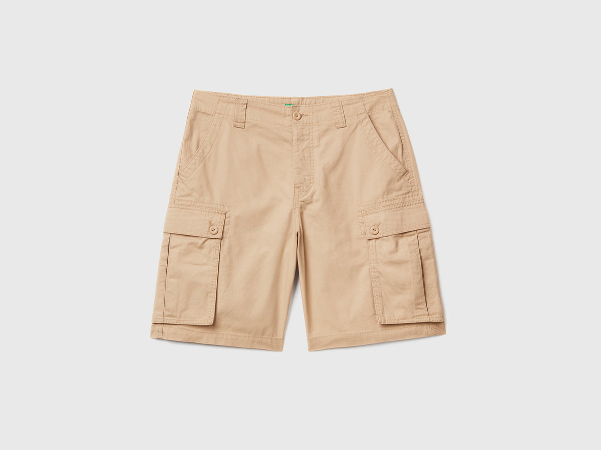 Bermuda cargo in puro cotone