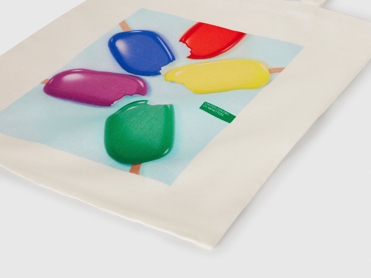 Tote Bag con stampa gelati
