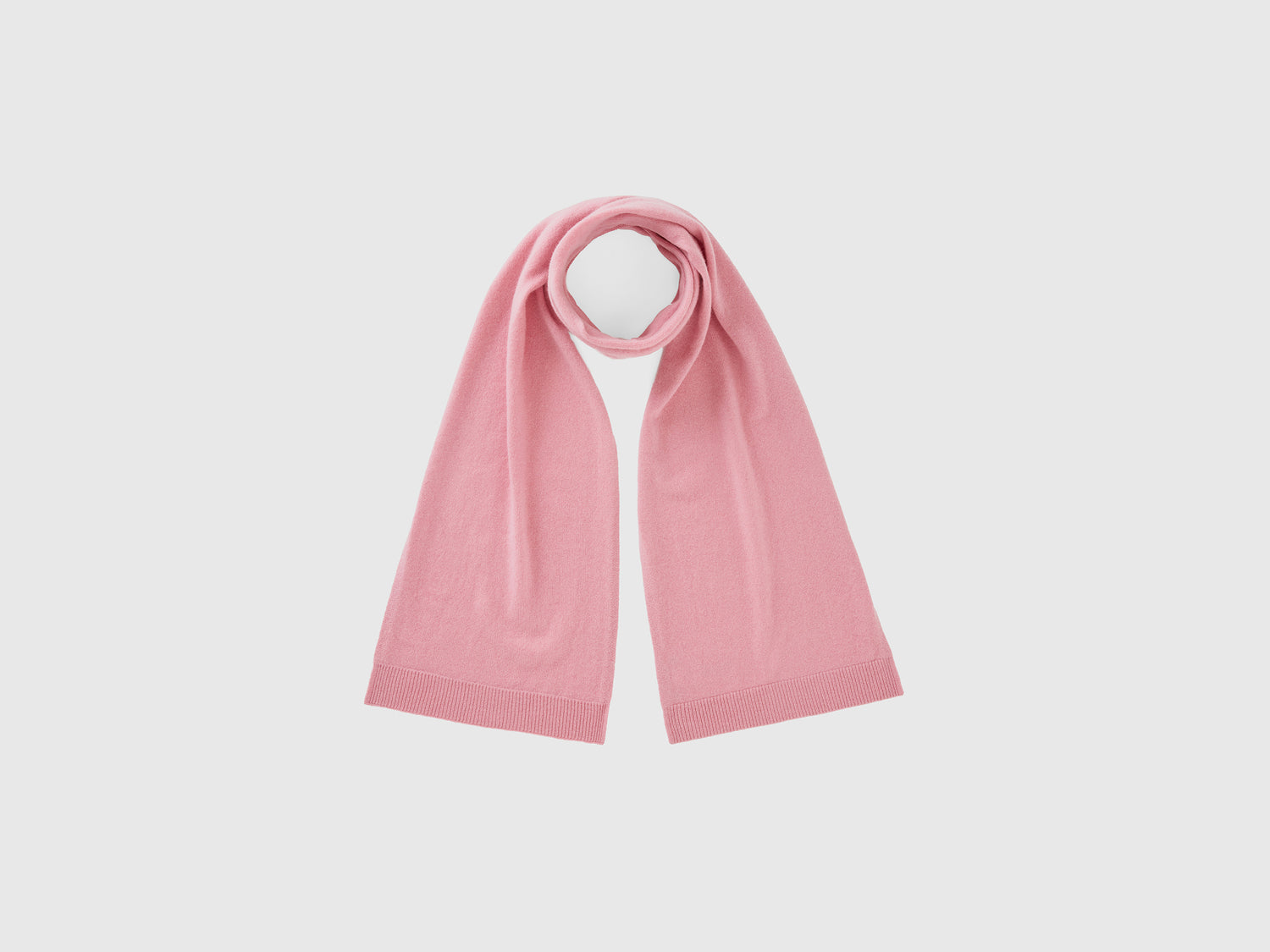 Sciarpa in puro cashmere da donna rosa | Benetton Outlet