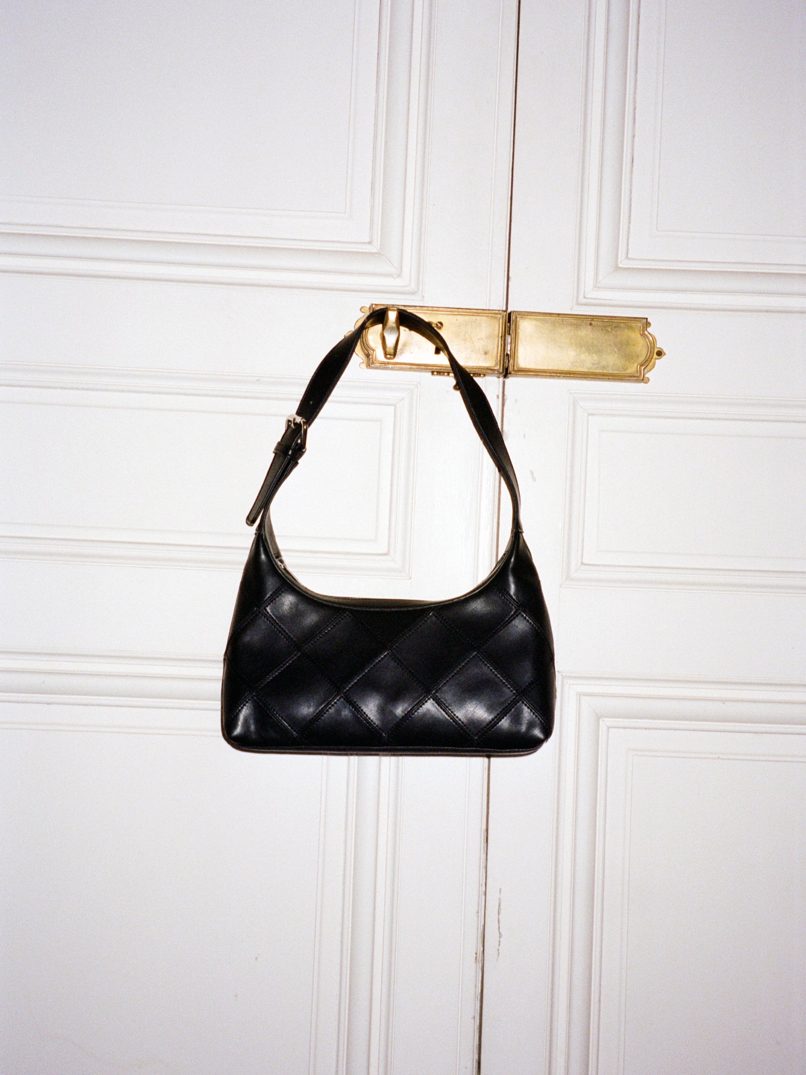 Baguette effetto intrecciato da donna nero 3 | Sisley Outlet