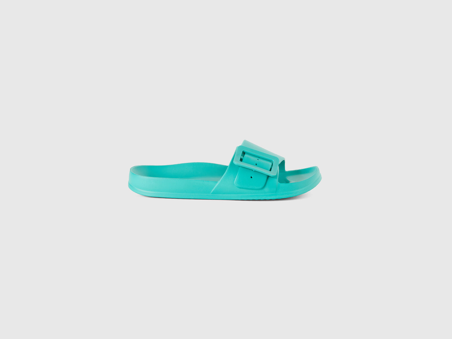 Ciabatte con fascia e cinturino da donna verde acqua | Benetton Outlet
