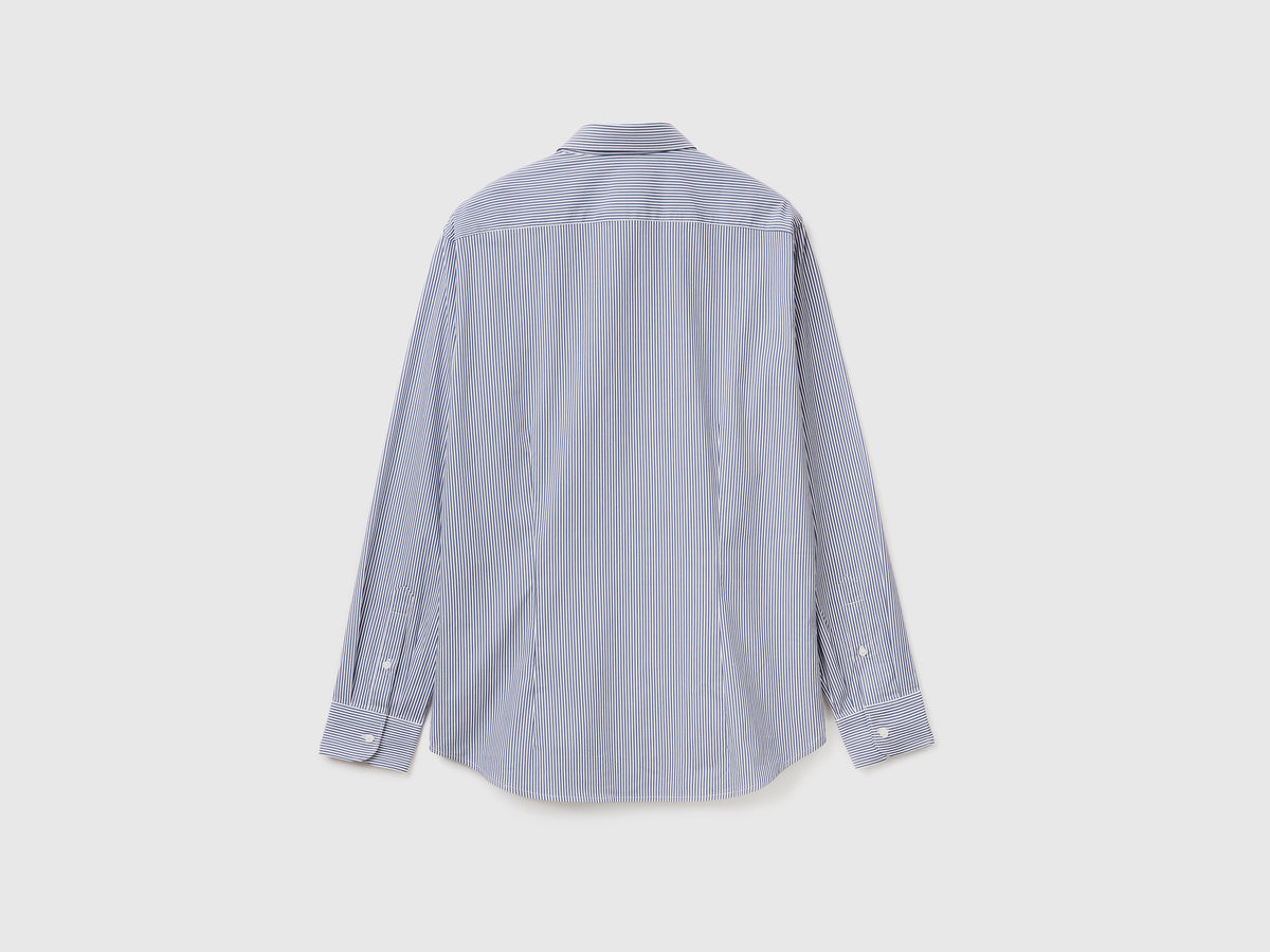 Camicia slim fit in misto cotone stretch