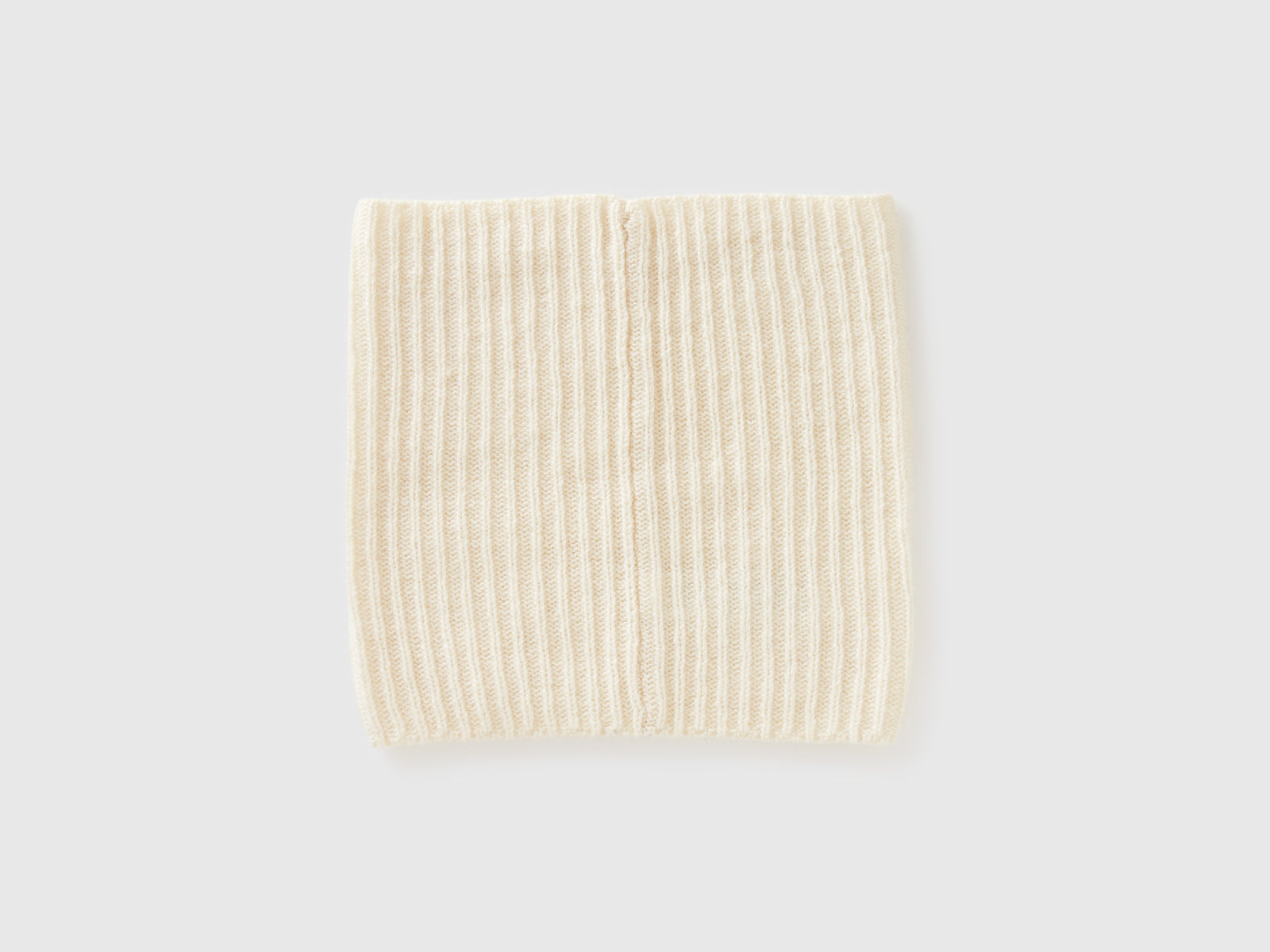 Scaldacollo in misto lana da donna bianco panna 2 | Benetton Outlet