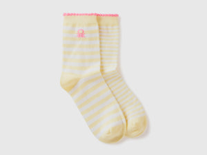 Calzini lunghi mix & match a righe