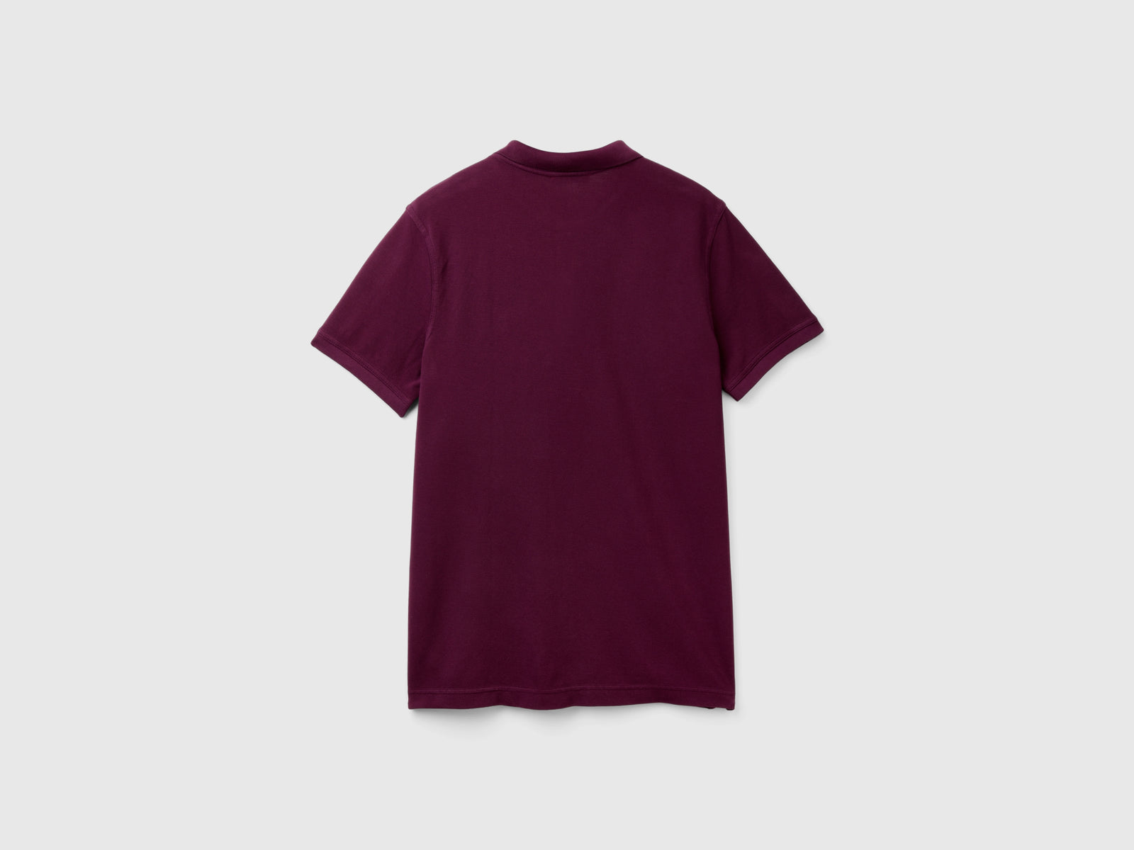Polo viola scuro regular fit da uomo malva scuro 2 | Benetton Outlet