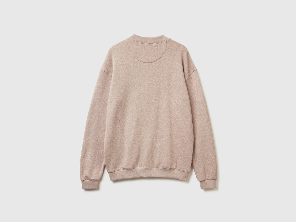 Cardigan in felpa relaxed fit