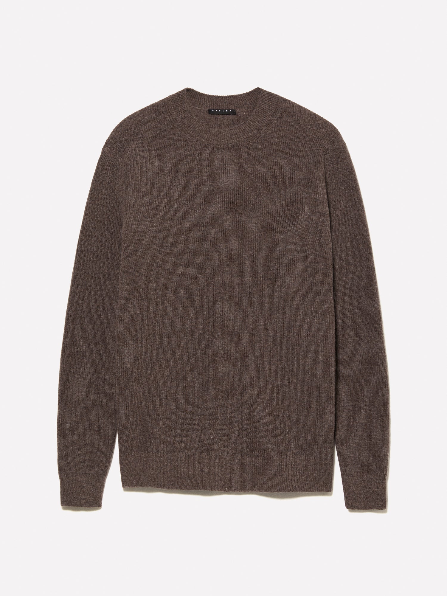 Maglia girocollo da uomo marrone | Sisley Outlet