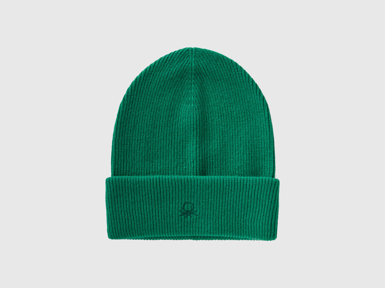 Berretto in misto lana da bambino verde | Benetton Outlet