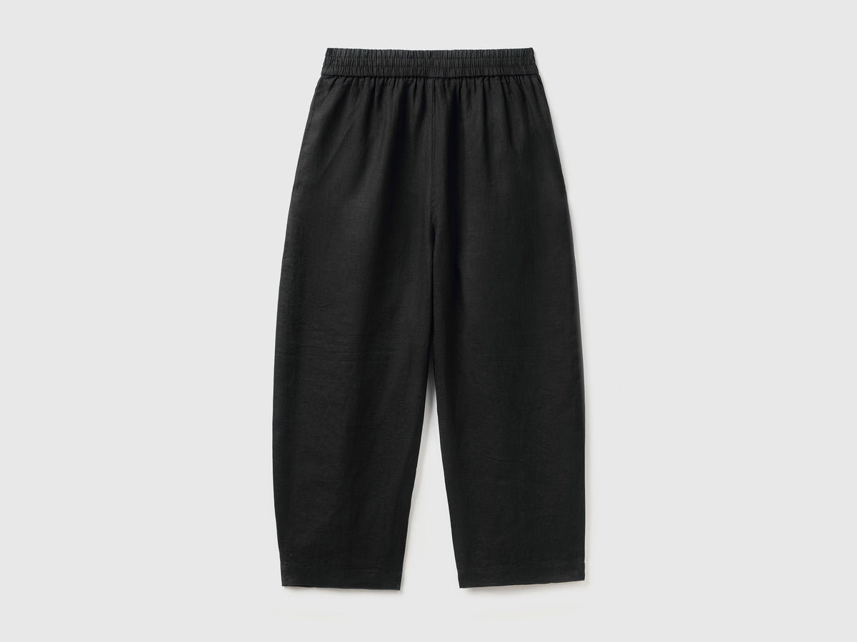 Pantaloni morbidi in puro lino