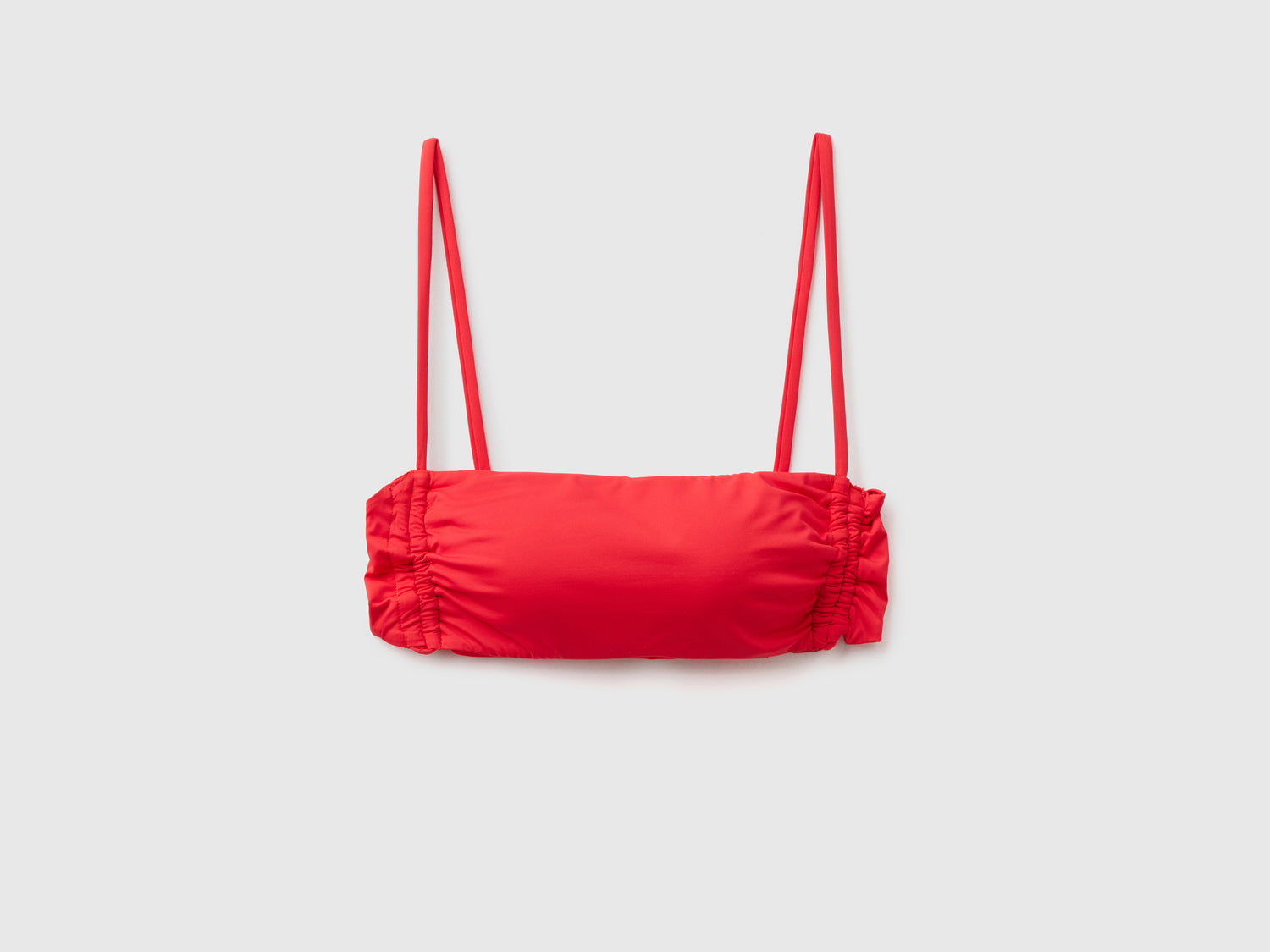 Reggiseno costume a fascia elasticizzato da donna fragola | Benetton Outlet