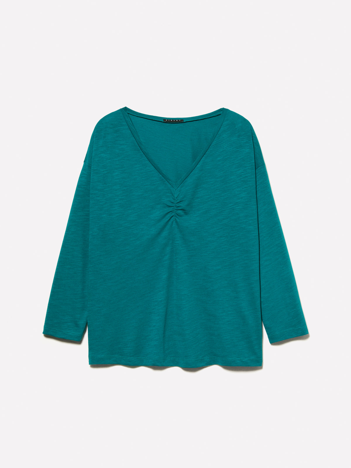 T-shirt con arriccio