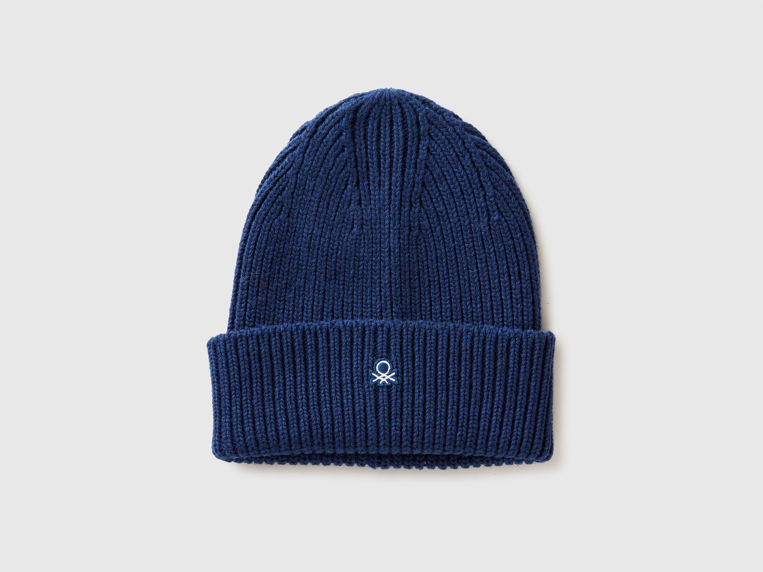 Cappello in misto lana da uomo blu scuro | Benetton Outlet