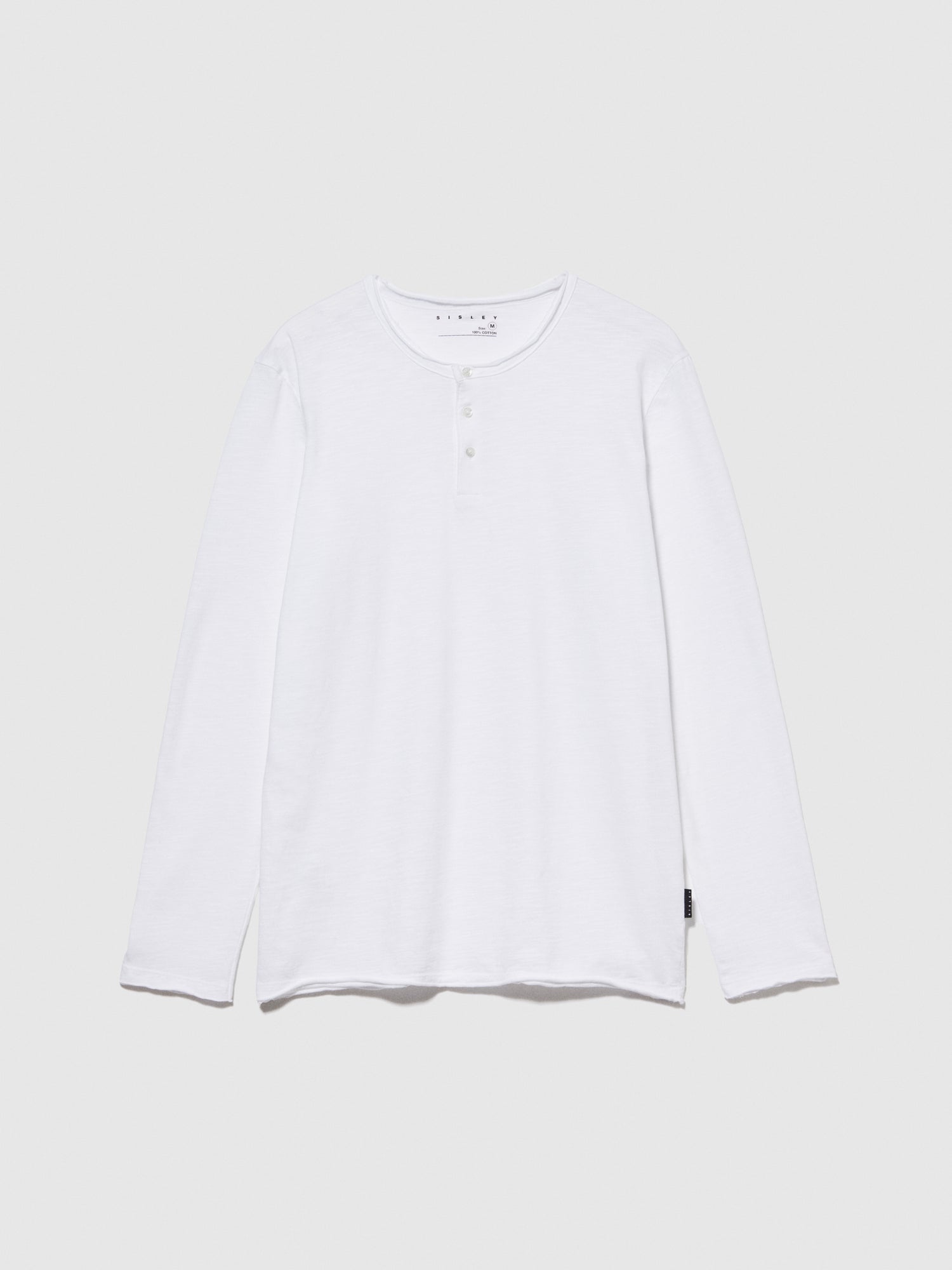 Serafino a maniche lunghe da uomo bianco | Sisley Outlet