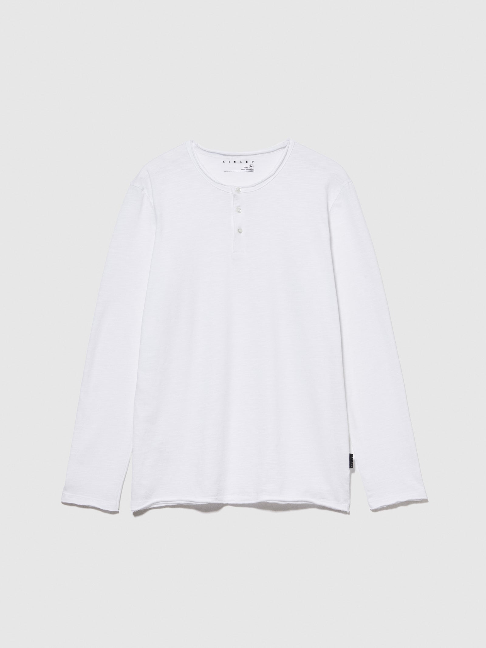 Serafino a maniche lunghe da uomo bianco | Sisley Outlet