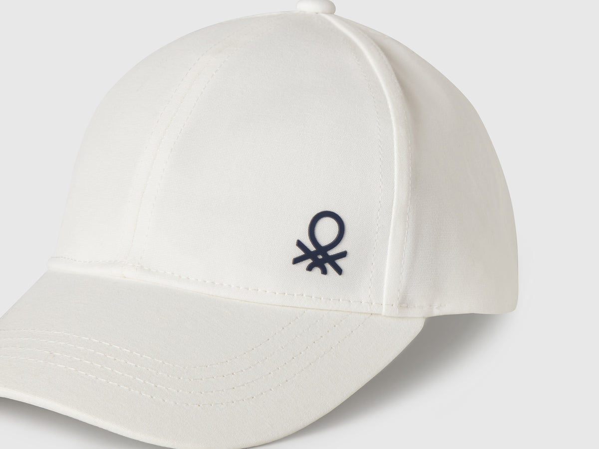 Cappellino in cotone con logo