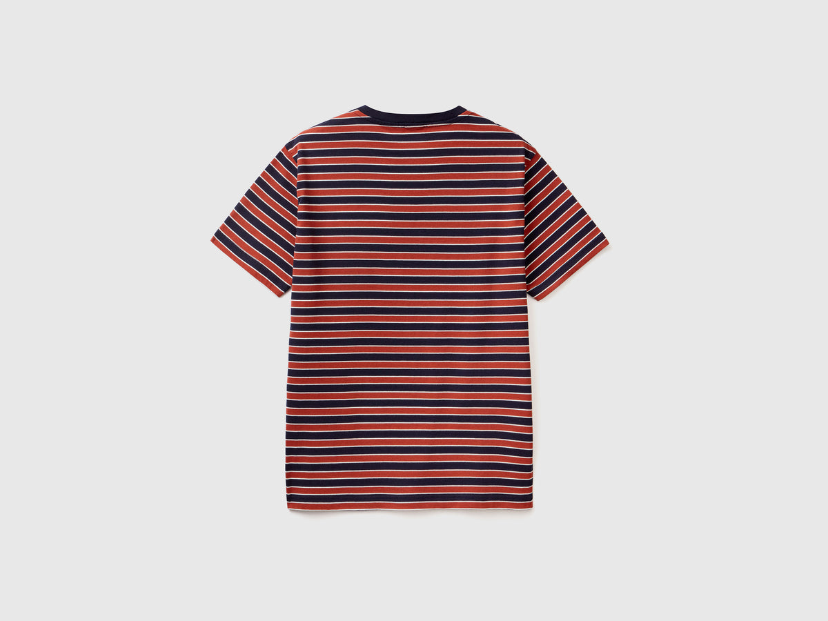 T-shirt a righe 100% cotone