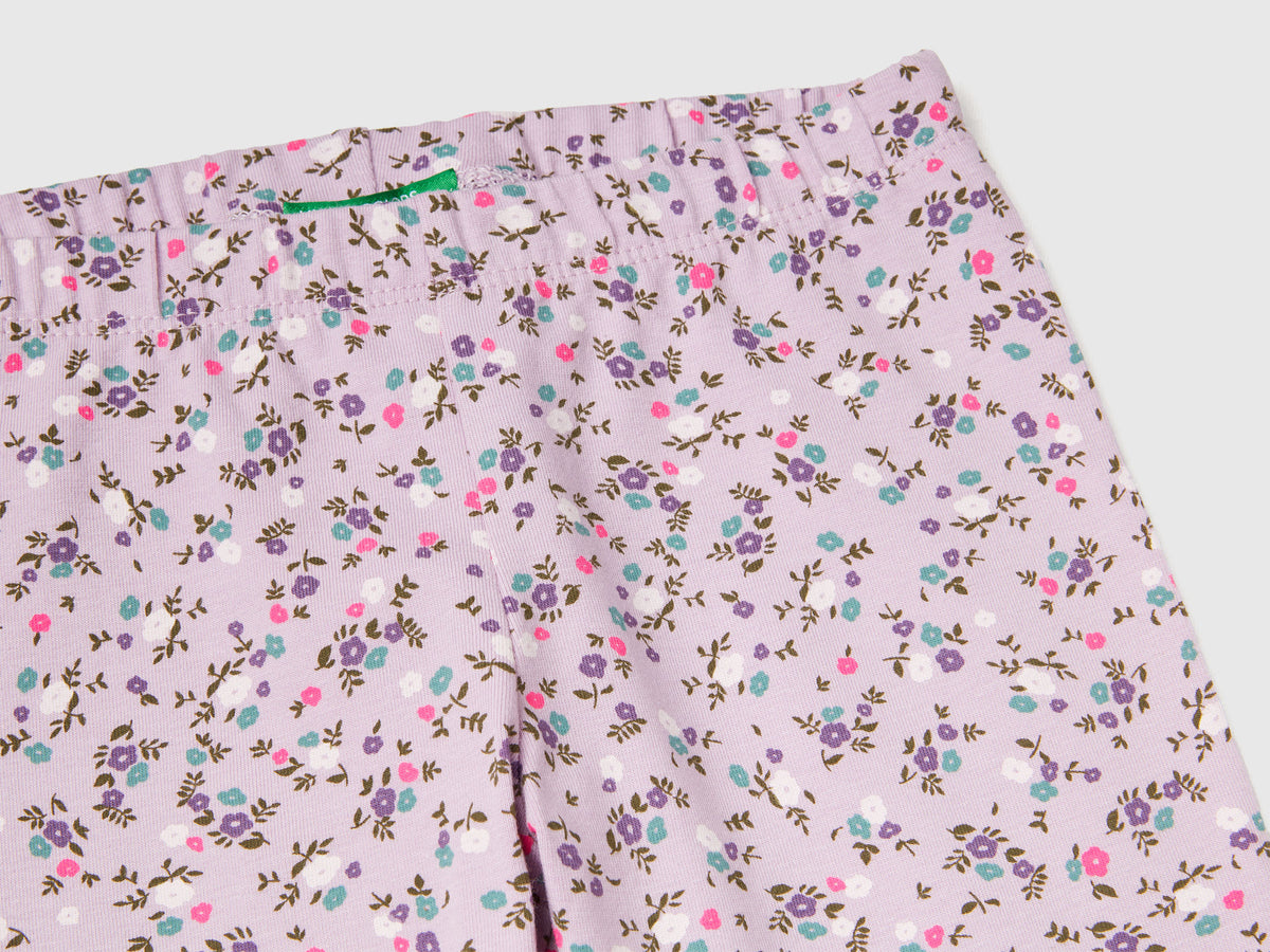 Leggings a fiori