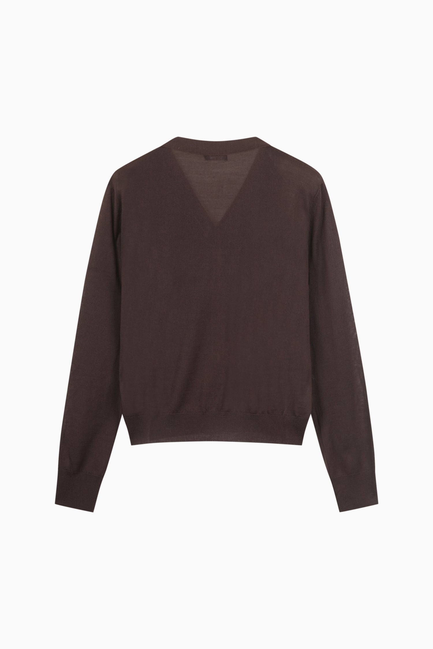 Cardigan con rouches da donna marrone scuro 2 | Sisley Outlet