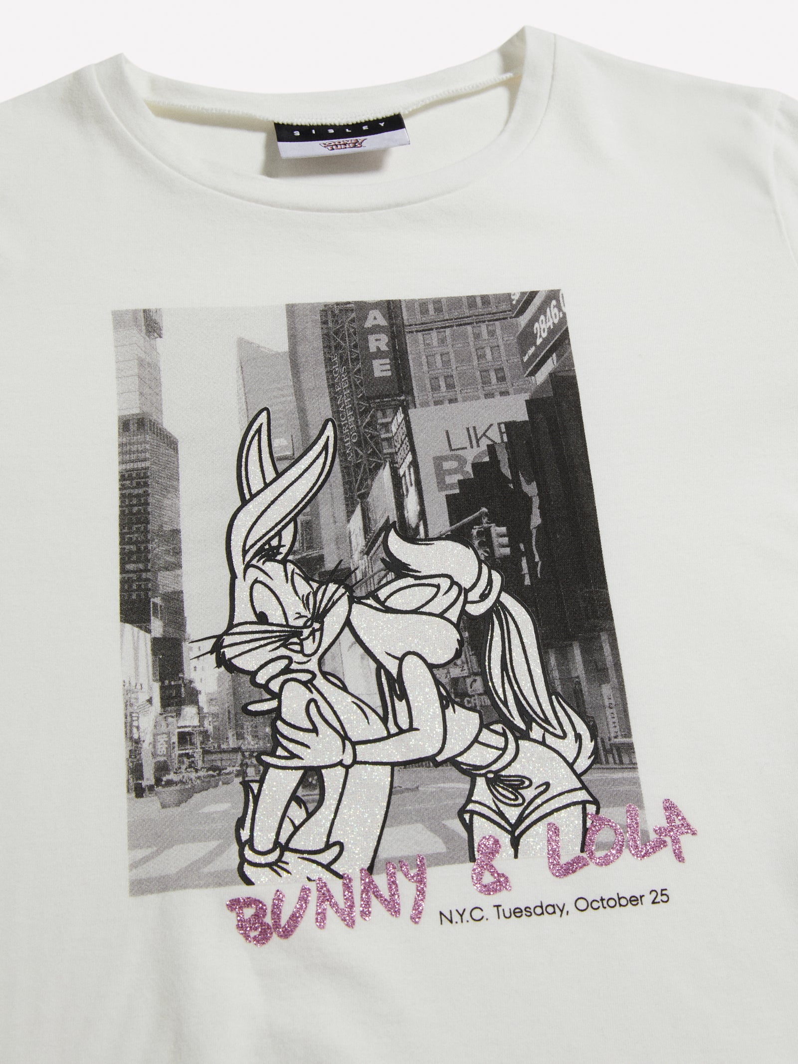 T-shirt con stampa ©Looney Tunes da bambina bianco 2 | Sisley young Outlet