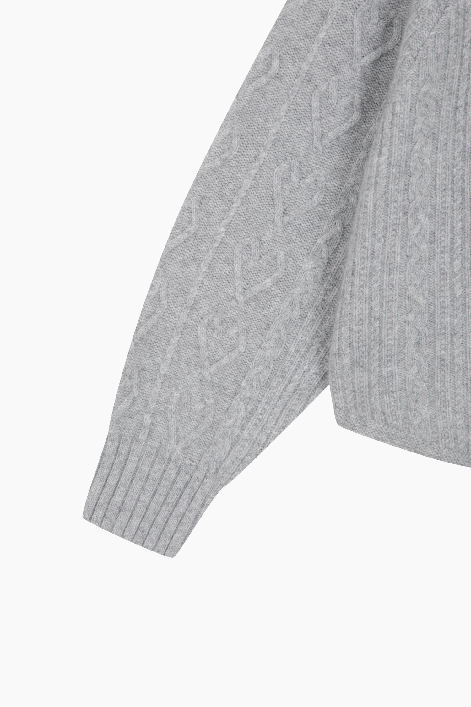 Maglia lavorata da donna grigio chiaro 4 | Sisley Outlet