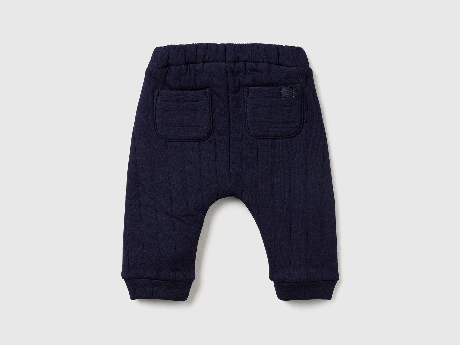 Pantaloni con imbottitura leggera da neonato blu scuro 2 | Benetton Outlet