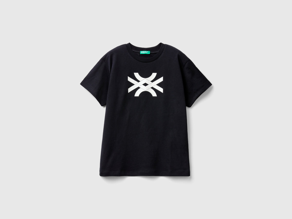 T-shirt 100% cotone con logo
