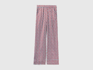 Pantaloni con pattern frutta