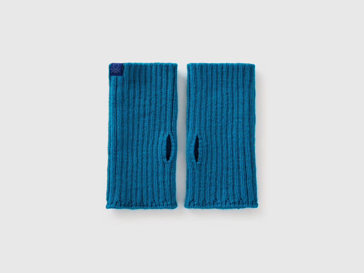 Manicotti azzurro fluo