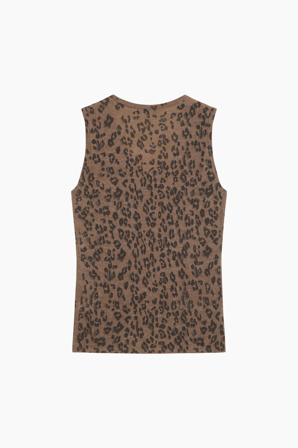 Canotta animalier in maglia