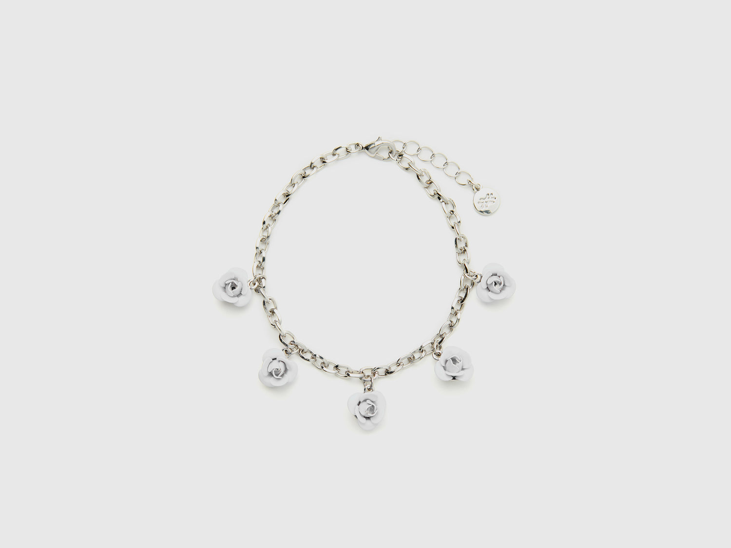 Bracciale con rose da donna bianco panna | Benetton Outlet