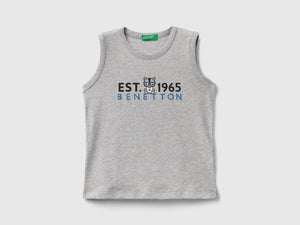 Canotta 100% cotone bio con logo