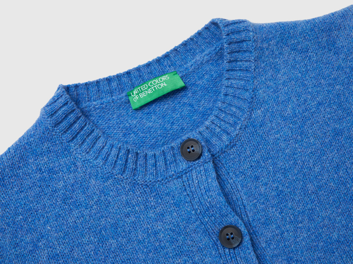 Cardigan in pura lana Shetland