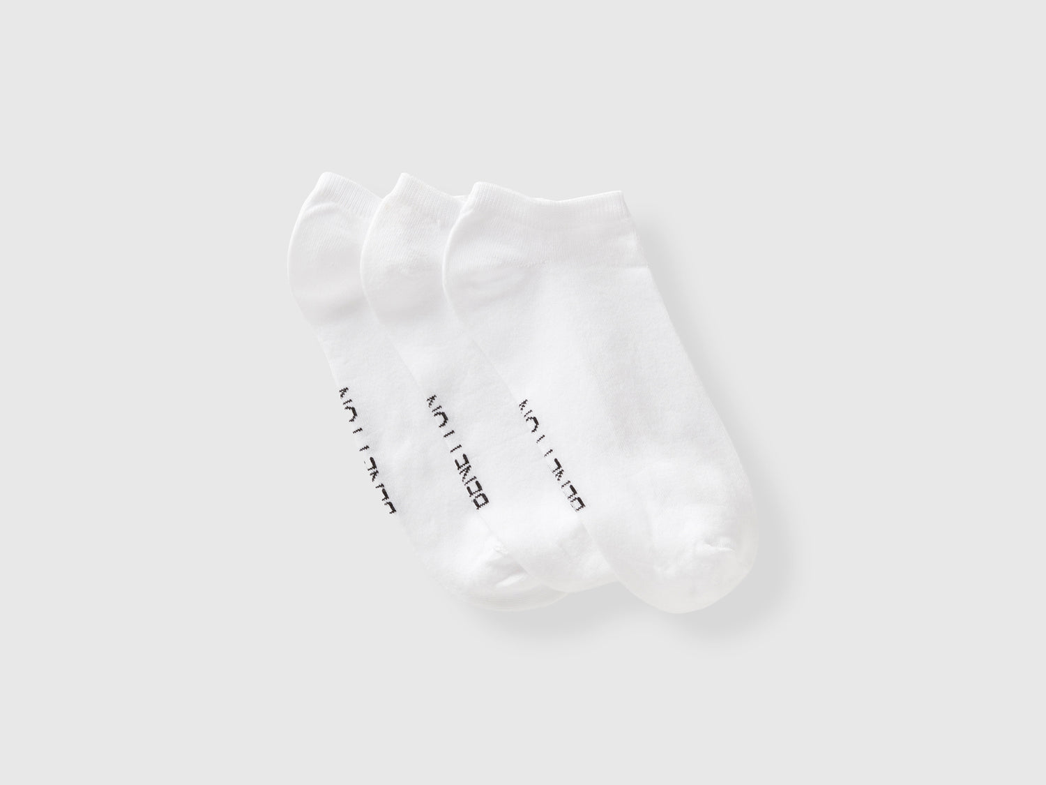 Set di calzini cortissimi da uomo bianco | Benetton Outlet