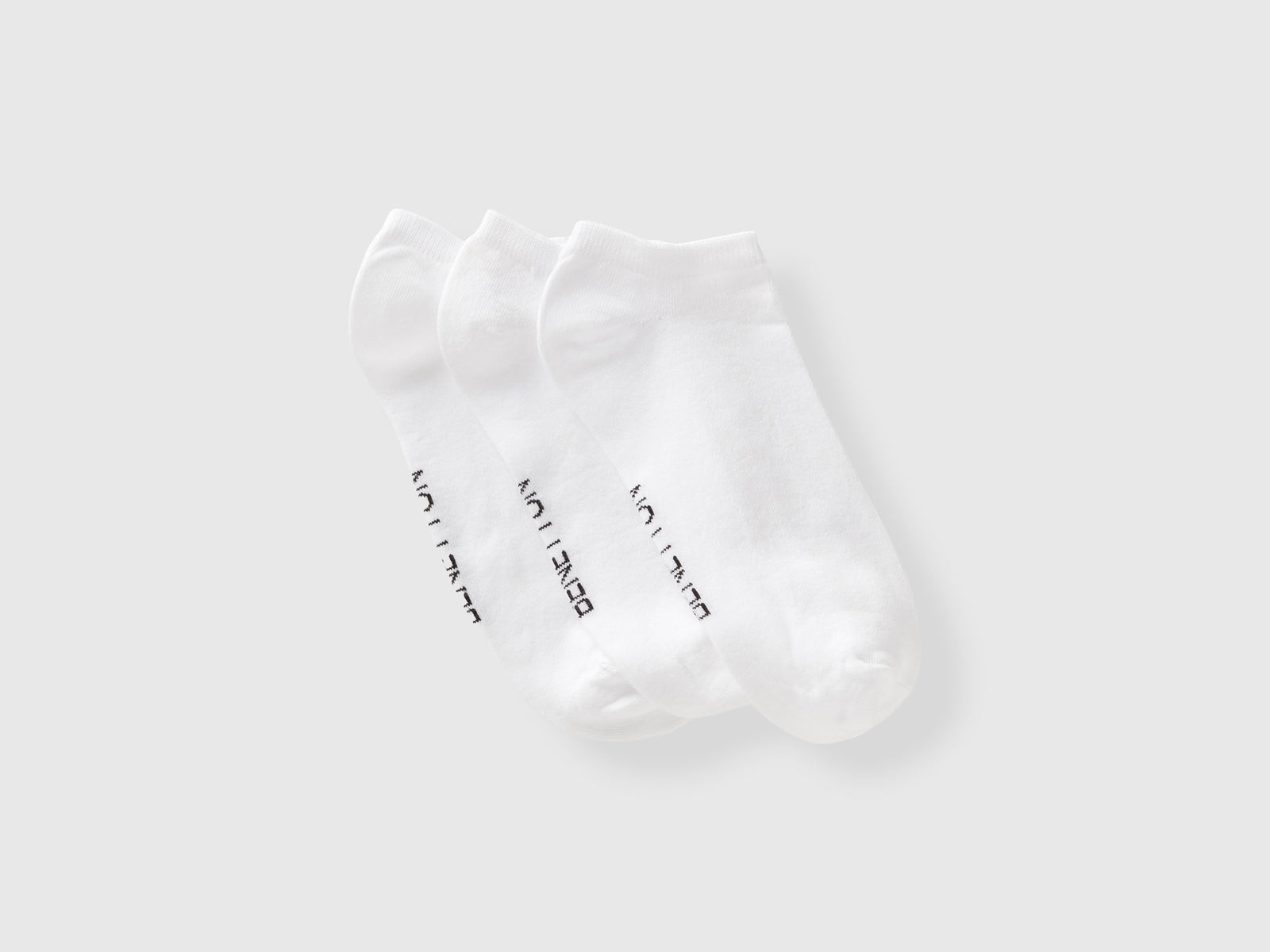 Set di calzini cortissimi da uomo bianco | Benetton Outlet