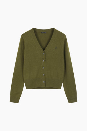 Cardigan con ricamo
