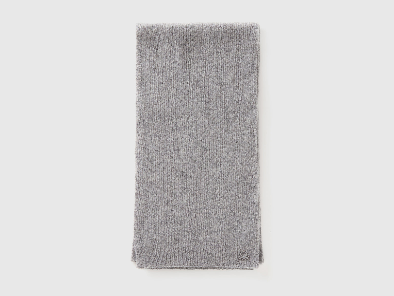 Sciarpa in misto lana da bambino grigio chiaro 2 | Benetton Outlet
