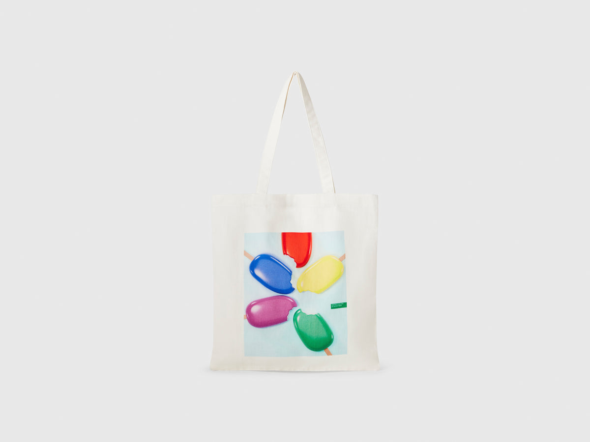 Tote Bag con stampa gelati