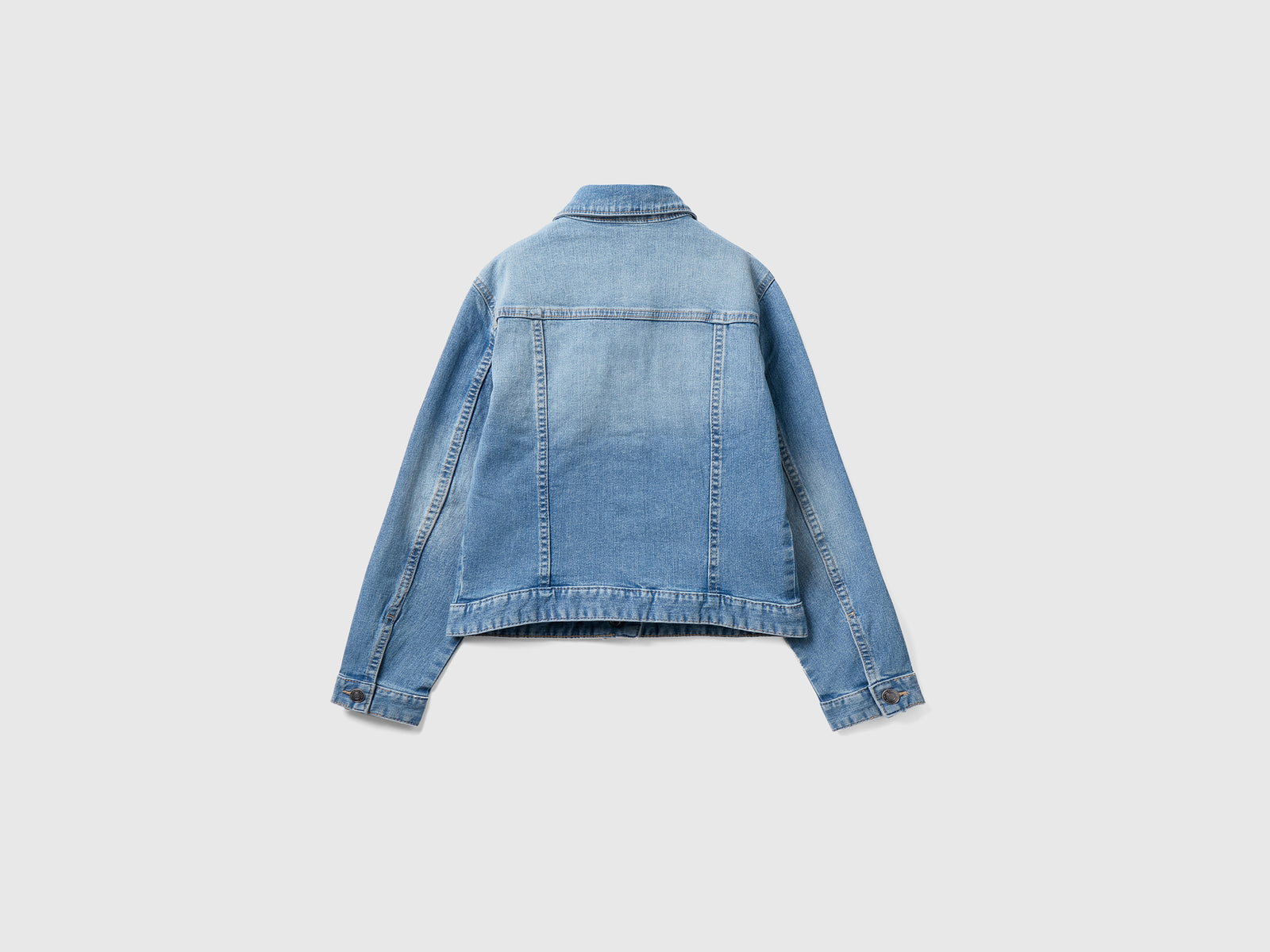 Giubbino di jeans da bambina blu scuro 2 | Benetton Outlet