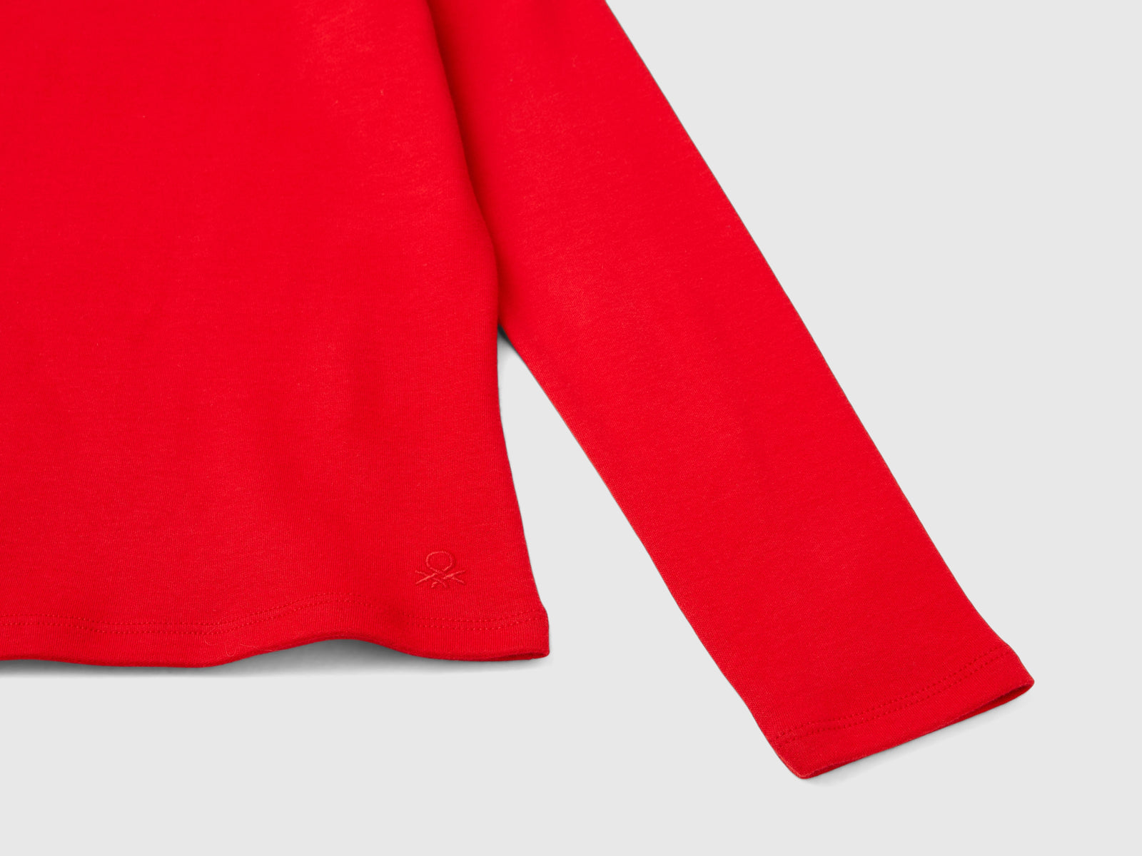 Maglietta in puro cotone biologico da bambina rosso 3 | Benetton Outlet