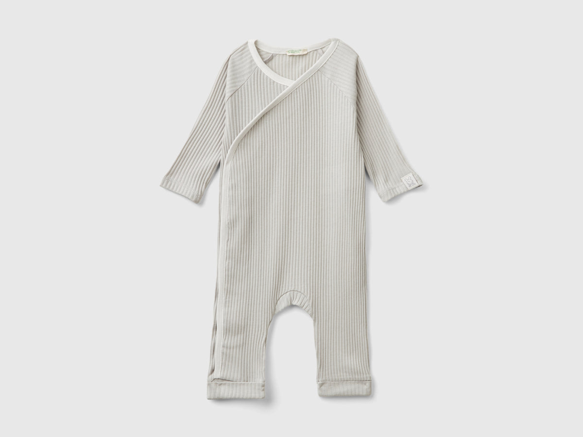 Tutina a costine in cotone bio