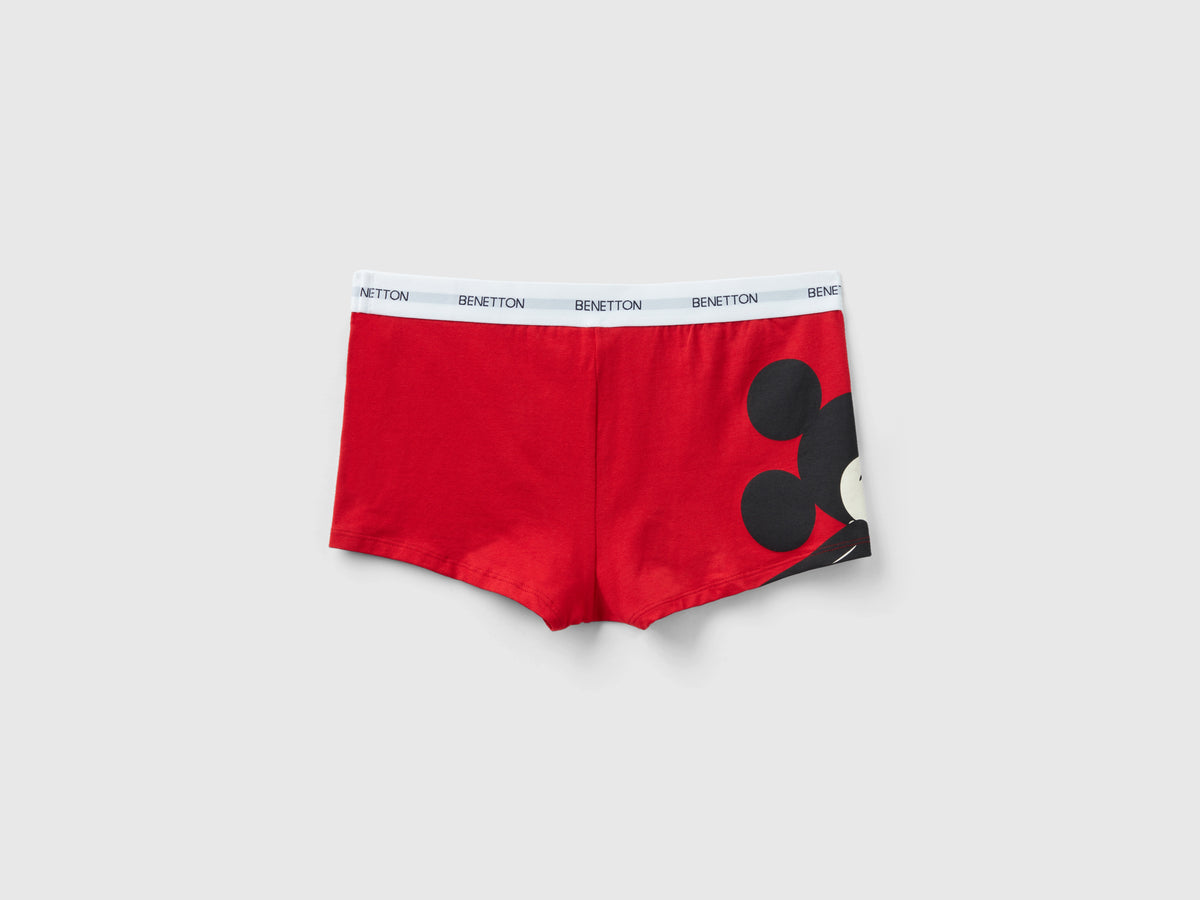 Boxer Mickey in cotone stretch