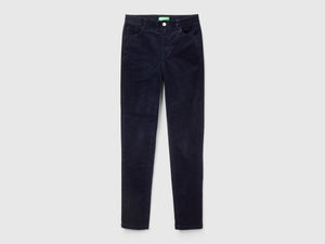 Five-pocket velvet trousers