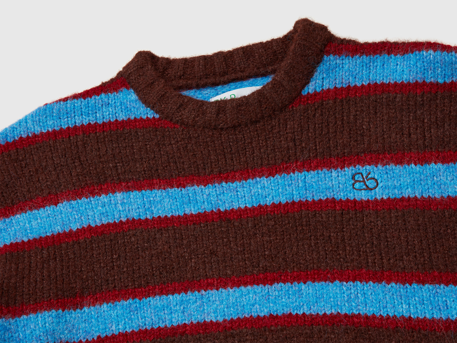 Maglione a righe da donna marrone scuro 3 | Benetton Outlet