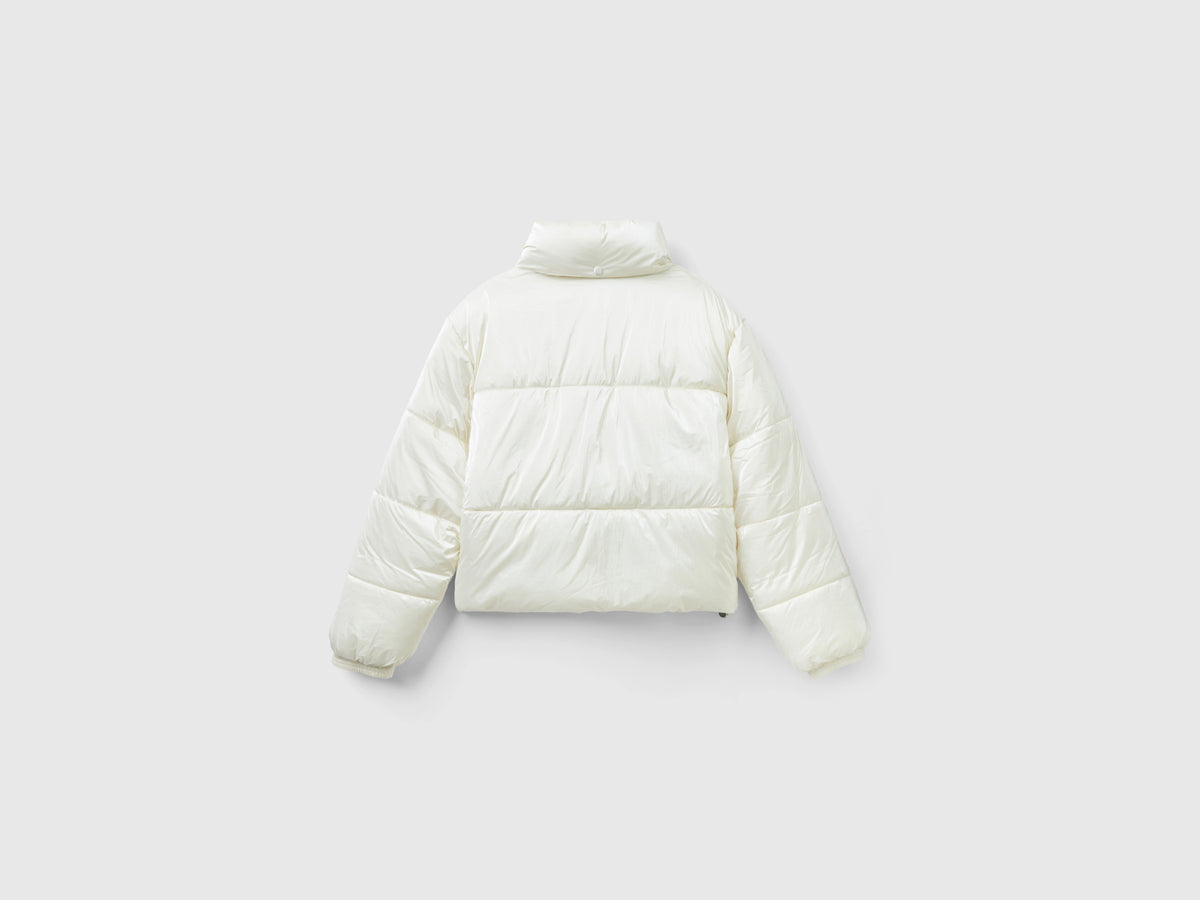 Piumino imbottito in nylon lucido